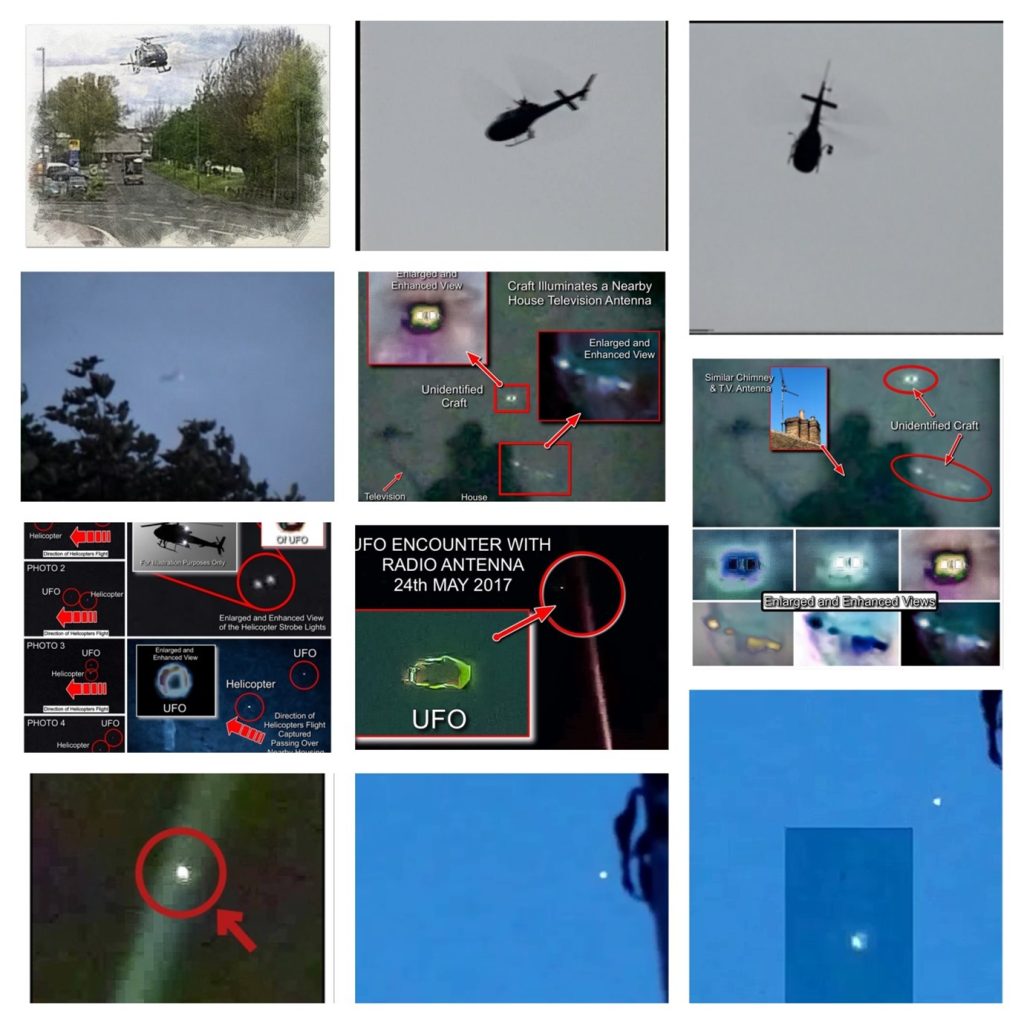 Yorkshire 1999 until 2018 Primary UFO Flyovers