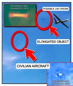 At speed a UFO passes a Airbus 320