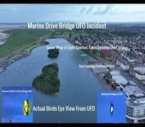 Marine Drive Bridge, possible sighting of occuoant