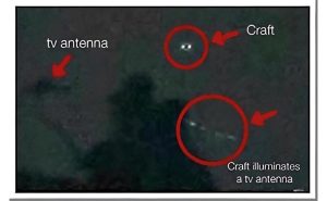 My photo of the UFO that lit up my antenna, the start of years of encounters