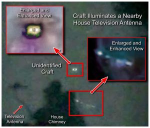 My photo of the UFO that lit up my antenna, the start of years of encounters
