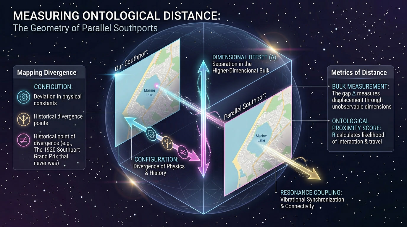 Ontological Distance to a Parallel Southport